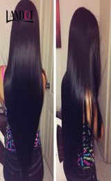 Virgin Brazilian Peruvian Malaysian Straight Human Hair Weave Bundles Natural Color Indian Cambodian Brazillian Mink Hair Extensio6932044