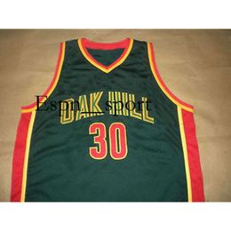 T9 30 MICHAEL BEASLEY OAK HILL HIGH SCHOOL Basketball Jersey white Custom any Number and name Jerseys stitched embroidery