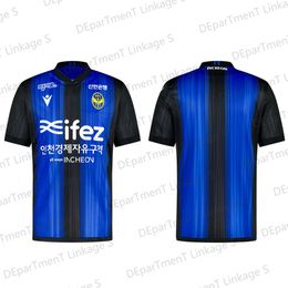 Men's T-Shirts 2024 New Arriavl South Korea Incheon United Summer Home Jersey Covering Special Football Jersey Training Uniform Set T240531