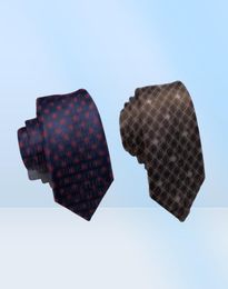 Mens Silk Neck Tie Business Style Luxury Ties Jacquard Weave Necktie Formal Occasion Designer Neckties With Box5657524