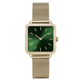 Wristwatches A Simple Watch With Square Head Issued On Behalf Of Women's Net Korean Fashion Business Versatile Quartz 238M
