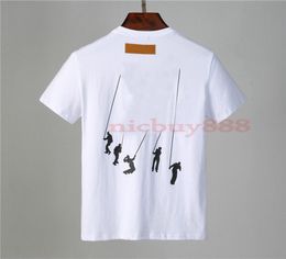 2021 Hip Hop letter print t shirt Skateboard Cool Tshirts Men Women Cotton Short Sleeve Casual designer T Shirts4022189