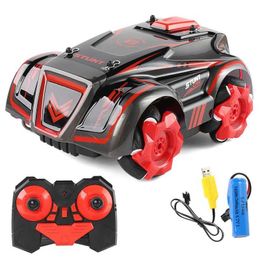 Electric/RC Car 4WD Drift 2.4GHz Remote Control Car 360 Degrees Rotation Stunt High Speed RC Car Cross Country Climbing Light Music for Kid Gift G240529