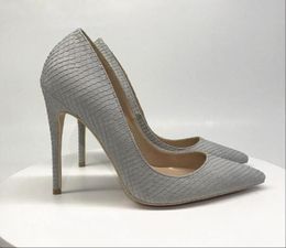 Grey ne Highheeled Shoe Female Pointed slimheeled Sexy mall fresh comfortable Dress Shoes Fashion Women Dress Shoes 8cm 2050688