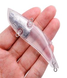 ABS Plastic Lead head Blank Body Unpainted VIB Fishing lure 255g 9cm DIY Painted Plastic baits5270097