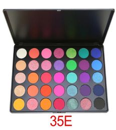 35 Color Eyeshadow Pallete Gorgeous Silky Professional Nature Make up Palette Smoky Warm Matte Shining Eye Shadow8529845