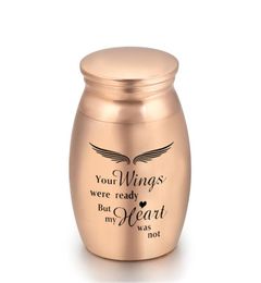 Small Keepsake Urns for Human Ashes Mini Cremation Urn Ashes Keepsake Memorial Ashes Holder Your Wings were Ready 25x16mm5834408