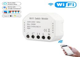 Smart Wifi Switch Module Smart Remote Wifi Switch Compatible Google Home Alexa IFTTT Voice Control Timer switch For EU UK No Hub R9535502