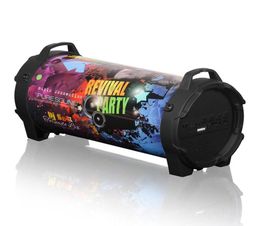 Bluetooth Speaker SL10 Outdoor Wireless Soundbox Stereo Bass Subwoofer Support FM Radio TF U Drive AUX IN w Mic Strap7567162