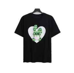 mens t shirt designer TShirts Fashion rabbit dog heart Print Top for Summer Men Women Short Sleeve Tee shirt Crew Neck Cotton Tee9374632
