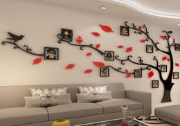 Family Po Wall Sticker Home Decorations Wall Stricker Tree Living Room TV Background 3D Acrylic Picture Frame Decals1611796