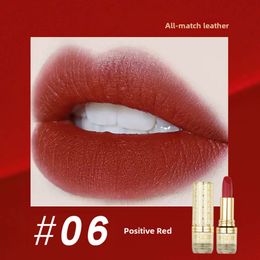 Mack Andy Velvet Essence White Lipstick Hållbart vattentätt utseende God Hot Red Cup Lipstick No Stain 510
