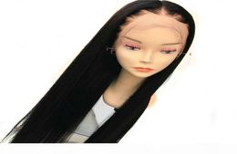 Human Hair Lace Front Wig 30 Inch Long Silky Straight Glueless Virgin Brazilian 30 In Full Lace Human Wigs For Black Women2169694