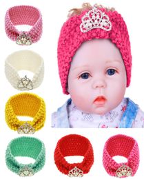 Baby Headbands Infant Woollen Yarn Crochet Warm Knitting Headband Tiara Girls Winter Ear Warmer Children Headwrap Hair Accessories 8996593