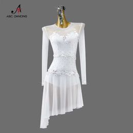Stage Wear New Latin Dance Clothing Women Party Dress Ballroom Practise Wear Line Suit Sports Prom Come Ladies Girl Kids Samba Skirt Cha Y240529