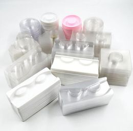 100pcs Eyelashes Package whole clear lash trays plastic case bulk vendors Plastic Lashes Trays Transparent Tray3689451