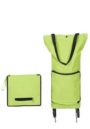 Brand Folding Shopping Bag Shopping Trolley Bag on Wheels Bags on Wheels Buy Vegetables Shopping Organisers Portable Bag284A2806116