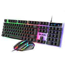 Keyboard Mouse Combos Rgb Backlit Mechanical And Combo 104 Keys Wired Usb Gaming Set For Pc Laptop Drop Delivery Computers Networking Otzrw