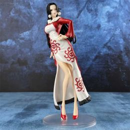 Action Toy Figures 24cm ONE PIECE Anime Figure Boa Hancock Kawaii Room Decor Sexy Girl Original Action Figures Statue Items Pvc Model Doll Gift Toy T240531