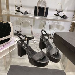 Luxusdesigner Sandalen hochwertige Folien Chanellsity Women Cclies Pantoffeln Sandalen Mode Lederschuhe Low -Plate -Absatz 458776
