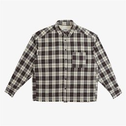 Vintage Shirts Men Women Nice Quality Plaid Coat