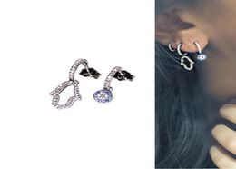 fashion jewelry turkish evil eye hamsa hand stud earring pave Sparking cz high quality delicate girl women multi piercing jewelry 1073284