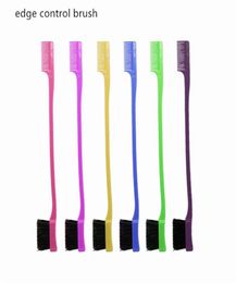 Double Sided Edge Brushes Hair Comb Hair Styling Hairdressing Salon Hair Comb Brushes Eyebrow Brush 50pcs7054390