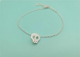 10pcs Simple Animal small Skull Face Head Bracelets Tiny Sugar Skull Bracelet Cute Skeleton Bracelet for women jewelry9914442