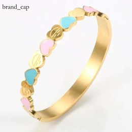 Designer Mens Nail Tennis Tiffanyjewelry Bracelet For Man Women Cute Love Heart Gold Plating Staiess Steel Lucky Bangles Girls Wedding Charm Tiffanyjewelry 4fbc