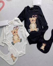 Newborn Baby Cotton Romper 02Y Rompers Toddle Baby Bodysuit Retail Kids Jumpsuit Clothes tops 20222705791
