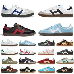 Повседневная обувь для мужчин Женщины веган Adv 00s Spezial Og Shoe Wales Bonner Leopard Pony Handball Gum Университетская команда Team Black Mens Trainers Trainers Кроссы