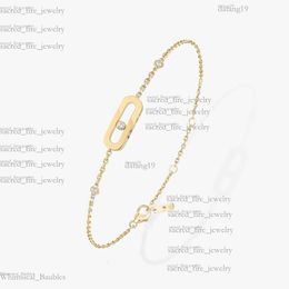 Tiffanyjewelry Bracelet Louiseviution Bracelet Flash Diamond Luxury Designer Dynamic Bracelet Single Diamond Diamond Single Double Chain Tiffanyjewelry 78A