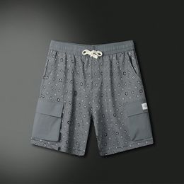 Shorts masculinos 100% algodão masculino esportivo curto esportes de verão tendência pura calça de banho curta respirável pura A4