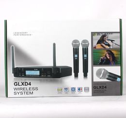 2021 GLXD4 Dynamic Vocal Wireless Microphone with On and Off Switch Karaoke Handheld Mic HIGH QUALITY for Stage Home Use8432280