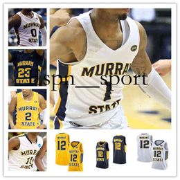 T9 College Wears Custom Ja Morant Murray State Racers Jersey Basketball KJ Williams Tevin Brown Justice Hill Trae Hannibal DJ Burns Carter Coll