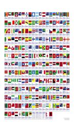 All Flags of the World Map Poster Painting Print Home Decor Framed Or Unframed Popaper Material3021848