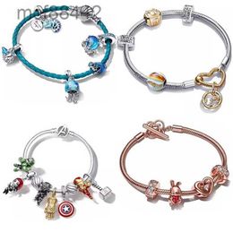 Hot Sales Game Charm Designer Bracelets for Women Fashion Jewelry Diy Fit Pandoras Disnes Pixas Monsters Inc Bracelet Set Christmas Party Gift with Original Bo