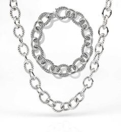 Style designer necklace Set Bracelet 18k Gold Fashion Hip Hop luxury chain Plated Ladies Charm Couple Jewellery Men Gifts chains Cop4091473