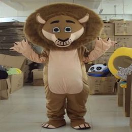 New lion mascot costume Cartoon Character Costumes Mascot mascotte theme Fancy party Dress carnival Outfits Adult Size Mascot Costumes