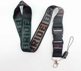 50pcs Modified Car Sport Key chains Lanyard Badge Mobile Phone Neck Straps ID Holders keyboard1954291