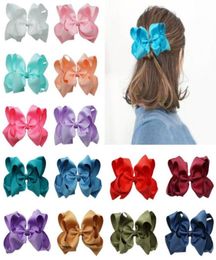 Hair Accessories Bulk 60quot Double Layers Grosgrain Ribbon Bows Clip Bowknot Hairpins For Baby Girls Birthday Gift 36Pcslot 24656406