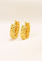 NEW PAIR OF LARGE BIG 9CT 24k Solid Fine GOLD YELLOW Filled HOOP EARRINGS ROUND WIDE CIRCLE HOOPS GIFT5927827