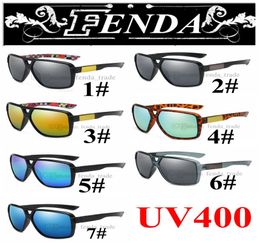 F001 óculos de sol clássicos homens mulheres que dirigem quadros quadrados de sol óculos de óculos de óculos esportivos esportivos uv400 gafas 10pcs 7 cores fábrica 6093039