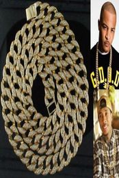 Iced Out Cuban Chain 76cm Diamond Necklace Shiny Mens Jewellery Ice Bling5113148