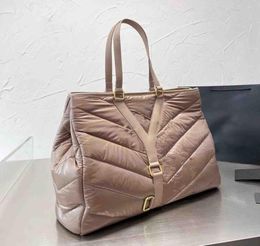 Designers tote bag Fashion Trend handbag Icare maxi Shopping Bag Puffer LOULOU Multifunction Handbags Star popular winter bags8243832
