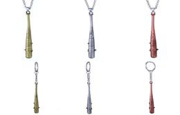 10PC Vintage Charm The Walking Dead Keychain Negans Bat LUCILLE Keyring Baseball Key Chain For Men Jewellery Accessories Wholesa8703299