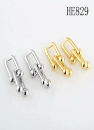2020 Top quality stainless steel earrings womens earrings drop dangle earrings mens earings Christmas gift3534311