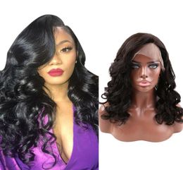 Natural Hairline Brazilian Indian Glueless Full Lace Wig Loose Wave Virgin Human Hair Lace Frontal Wigs for Black Women Greatremy15252381