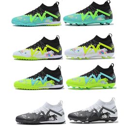 2024 New Youth Football Boots AG TF Soccer Cleats Mens Womens Spikes Shoes High Top Trainers for Children