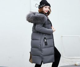 Anbenser Winter Jacket Women Long Parka Fur Collar Casual Slim Woman Coats and Puffer Padded Outwear Coat Plus Size 2010277626337